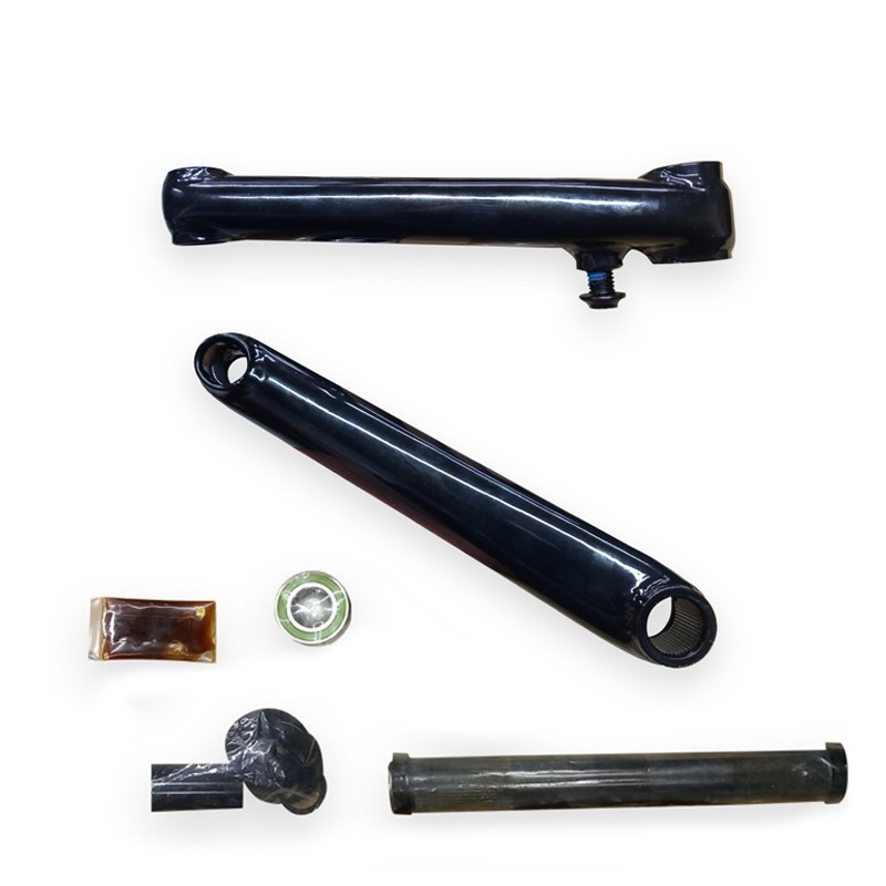 BIELAS PARA BMX NEGRAS 48 ESTRIAS CON EJE Y...