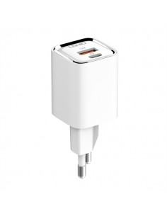 CARGADOR PARED DUAL USB CARGA RAPIDA 30W