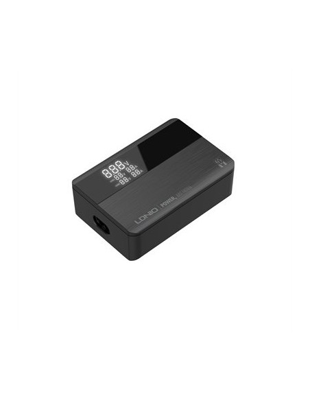 ESTACIÓN DE CARGA DE ESCRITORIO 65W GAN - 2 USB-C + 2 USB-A DERMAN