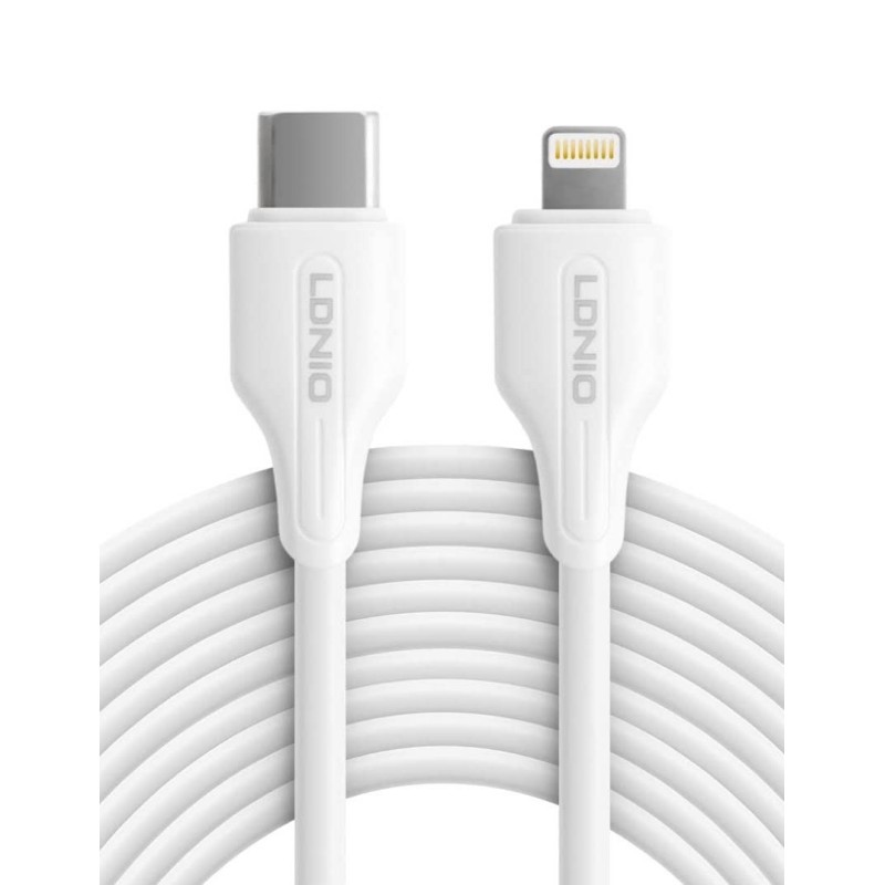CABLE USB-C A LIGHTNING CARGA RÁPIDA 30W PD...