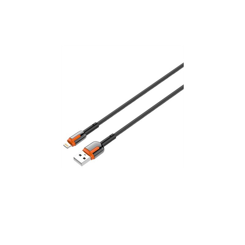 CABLE USB A LIGHTNING 2.4A CARGA Y DATOS PVC...