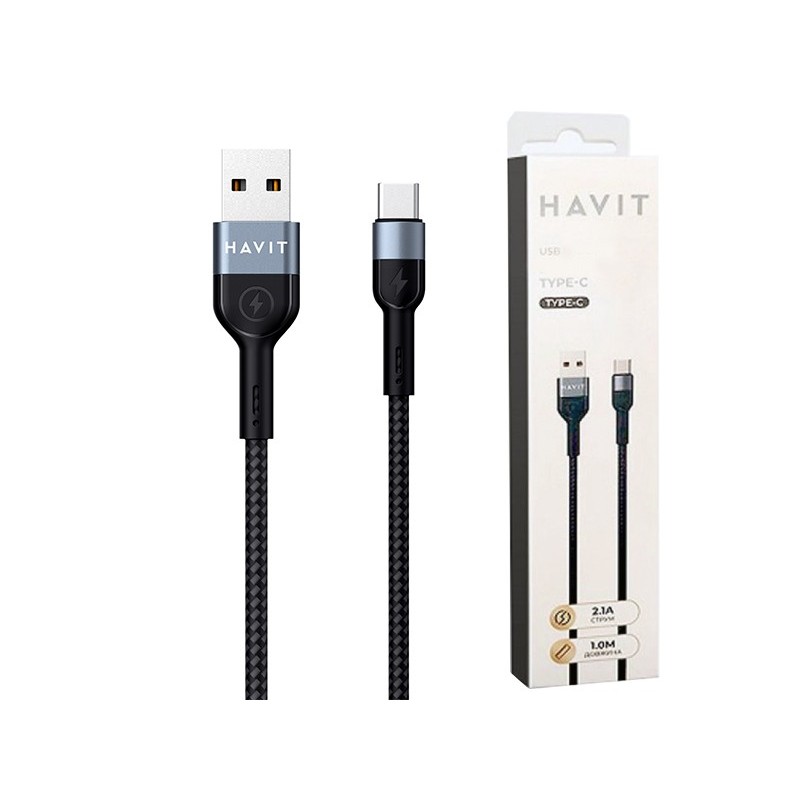 CABLE DE DATOS Y CARGA USB A TIPO-C HAVIT...