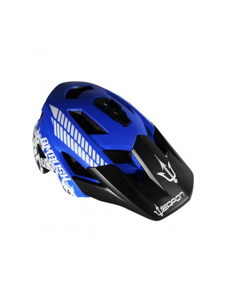 CASCO WEAPON VISERA AMBUSH CON LUZ USB Y SOPORTE CAMARA GOPRO MOD. WT-085
