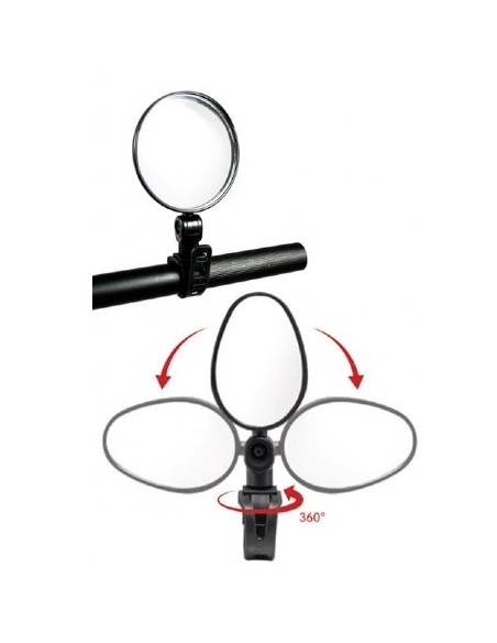 ESPEJO RETROVISOR OVALADO (360°) COLOURY CL3903