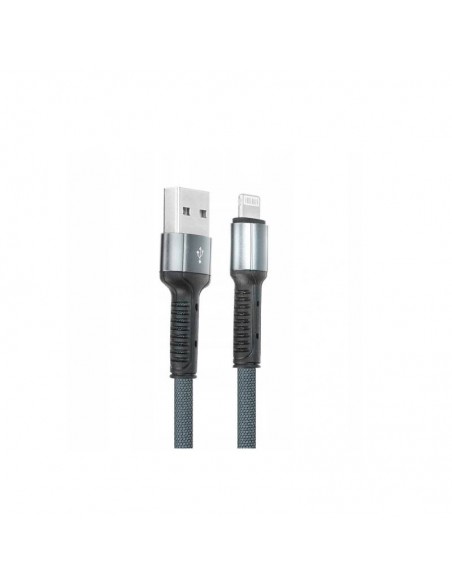CABLE USB-C A LIGHTNING CARGA RÁPIDA 20W TRENZADO REFORZADO DERMAN - MODELO LS64