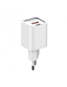 CARGADOR PARED DUAL USB CARGA RAPIDA 20W
