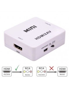 ADAPTADOR / CONVERTIDOR HDMI ENTRADA A 3 RCA SALIDA 2