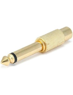 ADAPTADOR / CONVERTIDOR JACK 3.5 HEMBRA A 6.35 MACHO