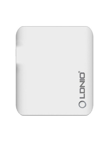 CARGADOR PARED QUAD USB CARGA RAPIDA 22W + AUTO ID