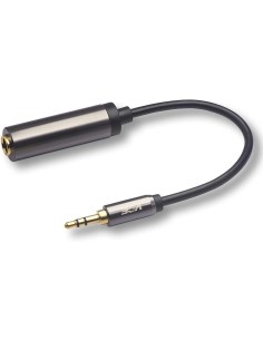 ADAPTADOR / CONVERTIDOR JACK 3.5 MACHO A JACK 6.35 HEMBRA