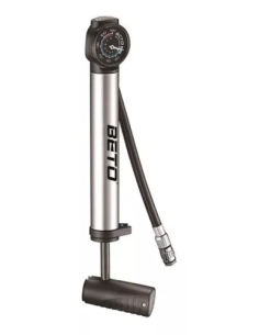 BOMBIN DE MANO EN ALUMINIO CON MANOMETRO 1.5" BETO... 2