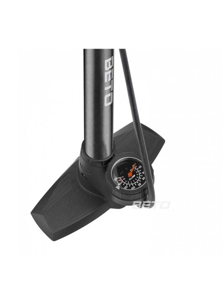 BOMBIN DE PIE EN ACERO 21" CON MANOMETRO BETO MOD.CMP-151SG1