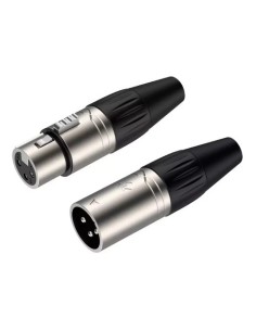 ADAPTADOR / CONVERTIDOR CANON XLR MACHO 3 POLOS PLUG ZINC...