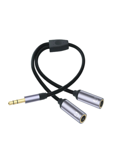 ADAPTADOR / CONVERTIDOR JACK 3.5MM MACHO A...