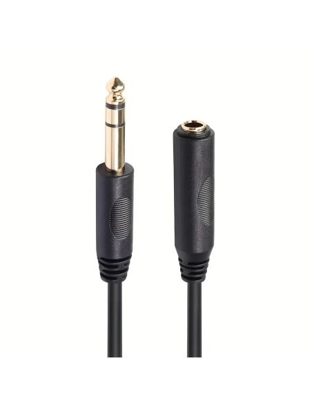 CABLE DE AUDIO JACK 3.5 MACHO A JACK 6.35 HEMBRA
