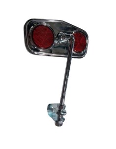 ESPEJO RETROVISOR CROMADO CON REFLECTOR MOD. CL-104 2