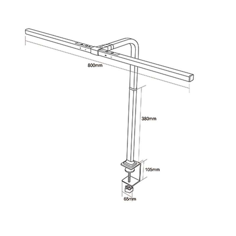 LÁMPARA DE ESCRITORIO LED CON ABRAZADERA...