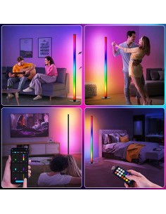 BARRA LED RGB PARA PARED CON BLUETOOTH Y WIFI 2