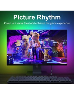 TIRA DE LUZ LED TRASERA PARA PC MOD.DX23014-BT 2