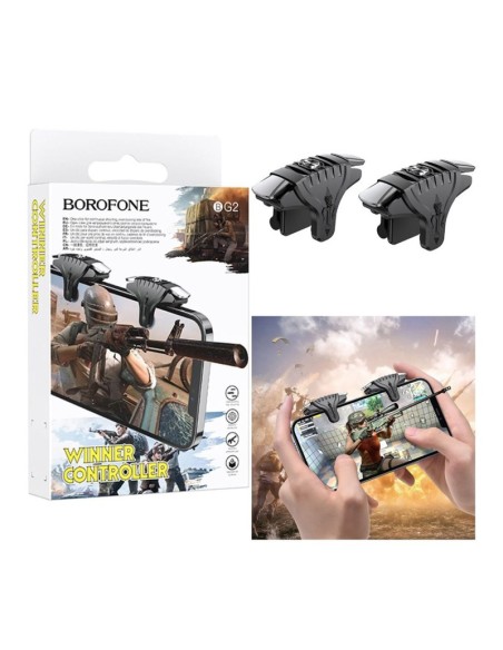 GATILLOS MECÁNICOS PARA CELULAR BOROFONE BG2 - BOTONES GAMER DE ALTA SENSIBILIDAD Y RESPUESTA RÁPIDA DERMAN