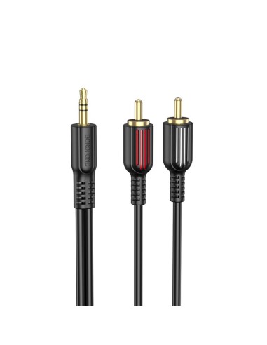 CABLE DE AUDIO 2 RCA A JACK 3.5