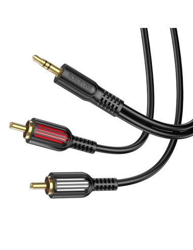 CABLE DE AUDIO 2 RCA A JACK 3.5