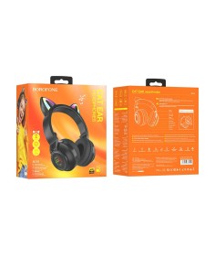 AUDÍFONOS INALÁMBRICOS OREJAS DE GATO CON LUCES LED RGB -... 2