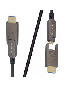 CABLE DE VIDEO HDMI 4K FIBRA OPTICA CANALIZABLE