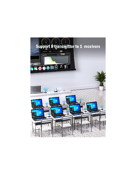 RECEPTOR Y TRANSMISOR HDMI INALÁMBRICO