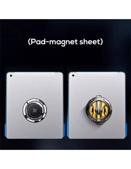 VENTILADOR COOLER GAMER PARA CELULAR - ENFRIADOR ACTIVO CON LUCES RGB Y CLIP AJUSTABLE DERMAN