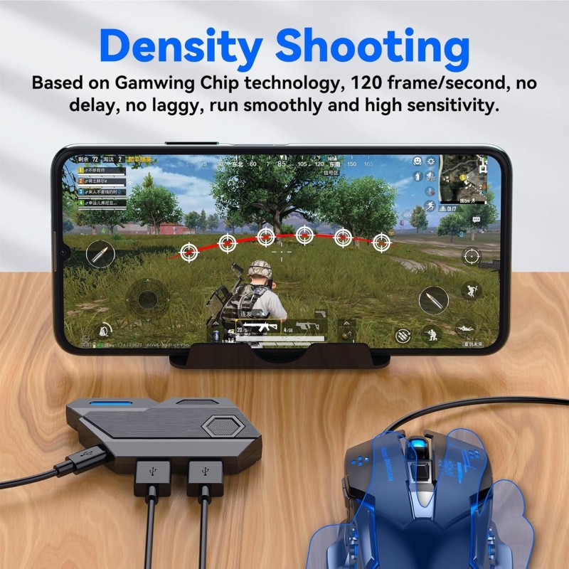 KIT GAMER 5 EN 1 HOCO GM10 PARA CELULAR -...