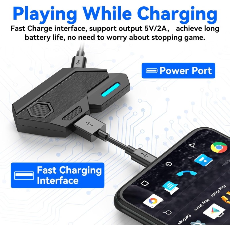 KIT GAMER 5 EN 1 HOCO GM10 PARA CELULAR -...