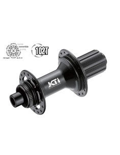 MAZA TRASERA SELLADA 12X148 CENTERLOCK 28H NUCLEO HG...