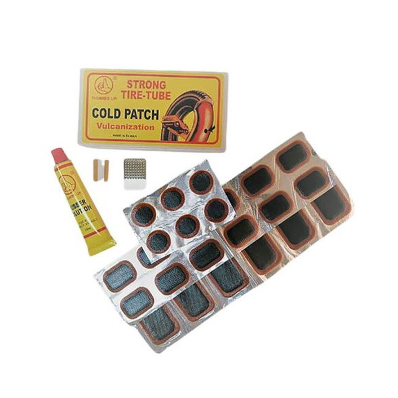 KIT DE PARCHES DIFERENTES TAMAÑO Y PEGAMENTO...