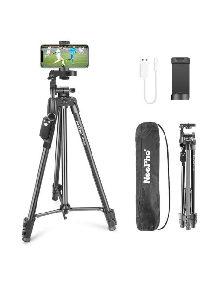 TRÍPODE PROFESIONAL NEEPHO 8810 – VERSÁTIL, TELESCÓPICO Y PORTÁTIL