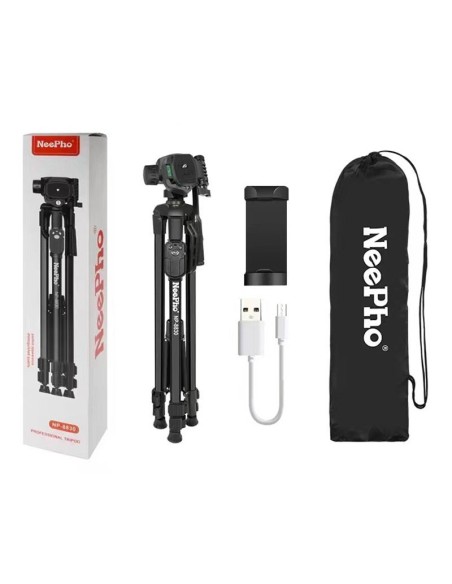 TRÍPODE BLUETOOTH NEEPHO 8830 – PROFESIONAL, TELESCÓPICO Y PORTÁTIL