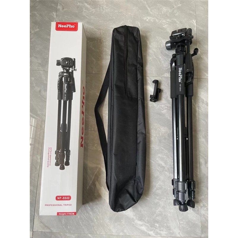 TRÍPODE PROFESIONAL NEEPHO 8840 – TELESCÓPICO,...
