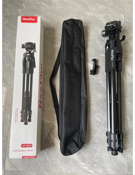 TRÍPODE PROFESIONAL NEEPHO 8840 – TELESCÓPICO, RESISTENTE Y VERSÁTIL