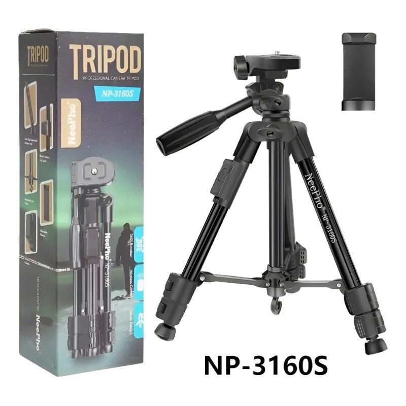 TRÍPODE PROFESIONAL NEEPHO NP-3160S –...