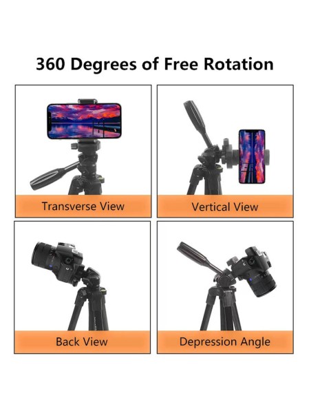 TRÍPODE PROFESIONAL NEEPHO 3170S – ESTABILIDAD Y PRECISIÓN PARA VIDEO Y STREAMING