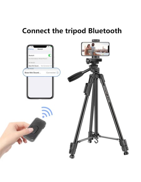 TRÍPODE PROFESIONAL NEEPHO 3180S – ROBUSTO, IMPERMEABLE Y TELESCÓPICO