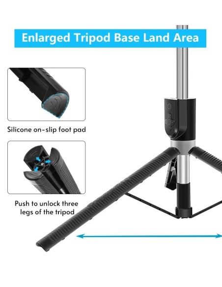 TRÍPODE SELFIE STICK NEEPHO P170S – BLUETOOTH, EXTENSIBLE Y PORTÁTIL