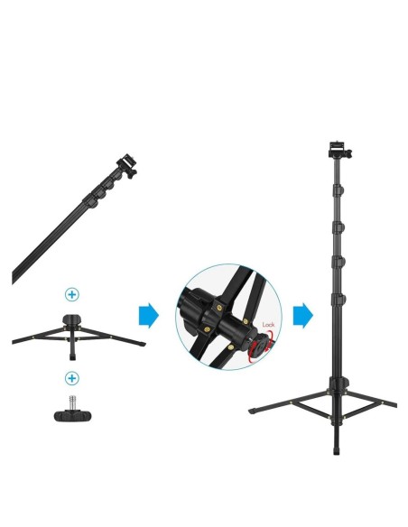 TRÍPODE SELFIE STICK NEEPHO NP-588 – EXTENSIBLE, VERSÁTIL Y ROBUSTO