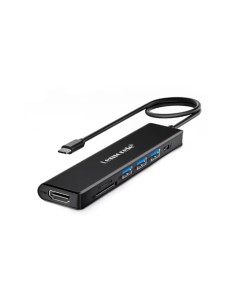HUB USB C LEMORELE TC70L 7 EN 1 HDMI 4K PD 100W LECTOR...