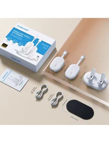 EXTENSOR HDMI INALAMBRICO ALCANCE 50M LEMORELE...