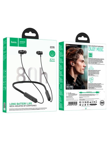 AUDIFONOS INALAMBRICOS BT DEPORTIVO HOCO ES70...