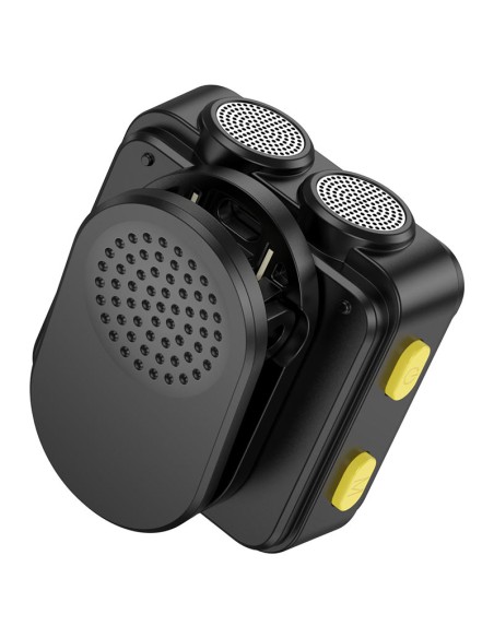 MICROFONO INALAMBRICO DE SOLAPA CON ESTUCHE DE CARGA HOCO L17