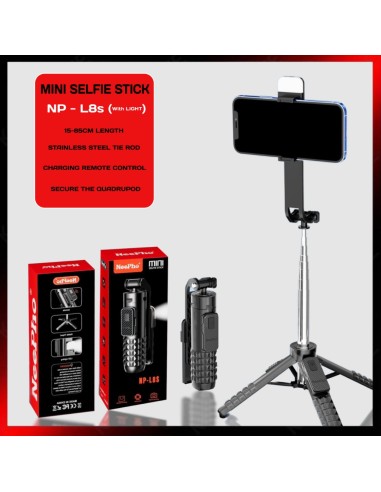 TRÍPODE PROFESIONAL NEEPHO NP-L8S PARA CÁMARA...