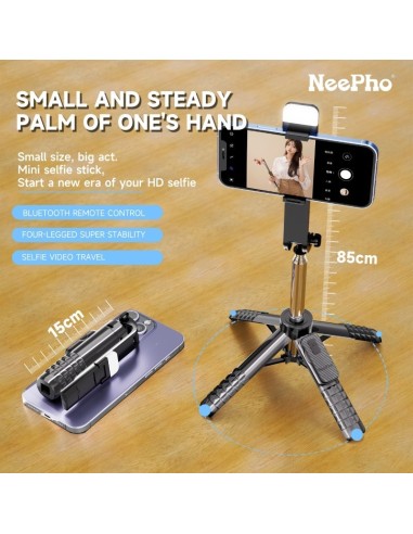 TRÍPODE PROFESIONAL NEEPHO NP-L8S PARA CÁMARA...