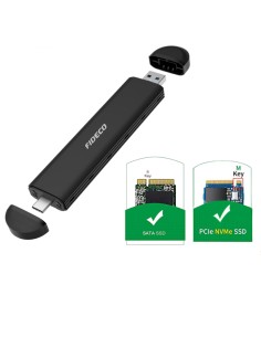 COFRE SSD M.2 NVME FIDECO M207CPS USB 3.1 TYPE-C 10GBPS -... 2
